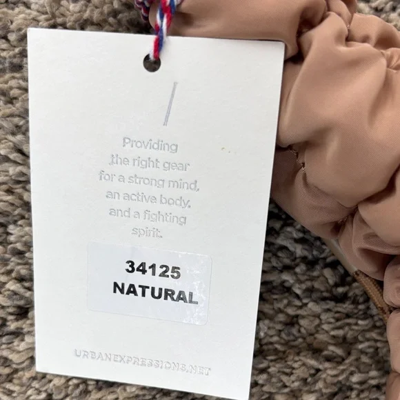 Urban Expressions Quilted Tan Women's Urban Fit Bag - Picture 3 of 11